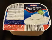 Amount of sugar in Speisequark 40% Fett