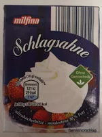 Amount of sugar in H-Schlagsahne