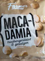 Amount of sugar in Macadamia geröstet & gesalzen