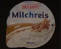Amount of sugar in Milchreis - Zimt