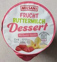 Amount of sugar in Fruchtbuttermilch-Dessert - Himbeer-Vanille