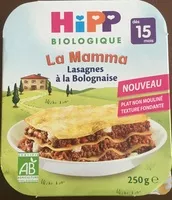 Amount of sugar in La Mamma - Lasagnes à la Bolognaise dès 15 mois