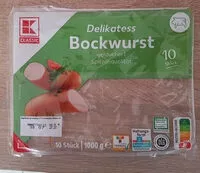 Amount of sugar in Delikatess Bockwurst geräuchert