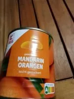 Amount of sugar in Mandarin Orangen