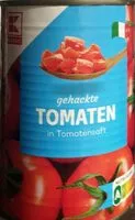 Amount of sugar in Tomaten in tomatensaft gehackt