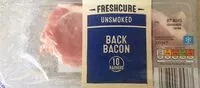 Amount of sugar in Unsmoked Back Bacon