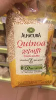 Amount of sugar in Quinoa Gepufft