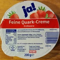 Amount of sugar in Feine Quark-Creme Erdbeere