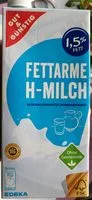 Amount of sugar in H-Milch 1,5%