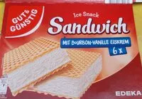 Amount of sugar in Sandwich Eis