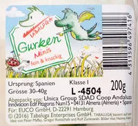 Amount of sugar in Gurken-Minis