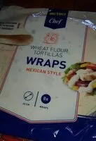 Amount of sugar in Wraps