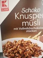 Amount of sugar in Schoko knusper musli