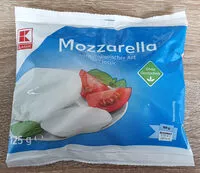 Amount of sugar in Mozzarella