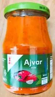 Amount of sugar in Ajvar mild