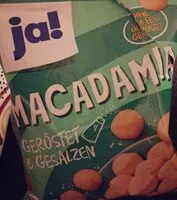 Amount of sugar in Macadamia geröstet & gesalzen