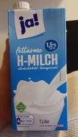 Amount of sugar in fettarme H-Milch