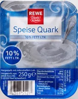 Amount of sugar in Speise Quark
