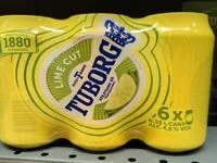 Amount of sugar in Tuborg lime
