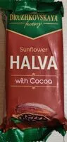 Amount of sugar in Sunflower Halva with Cocoa