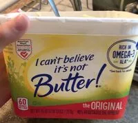 Amount of sugar in I can’t believe it’s not Butter!