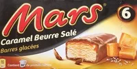 Amount of sugar in Mars glacé caramel au beurre salé x6