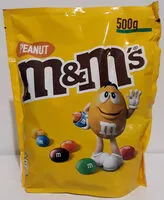 Amount of sugar in M&M's - peanut