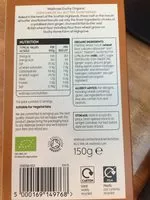 Sugar and nutrients in Waitrose partners duchy organic