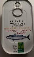 Amount of sugar in Mackerel fillets in spicy tomato sauce