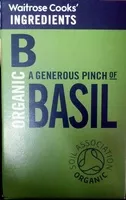 Amount of sugar in Organic Basil