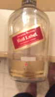 Amount of sugar in Red label.
