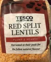 Decorticated split red lentils