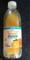 Orange juice not from concentrate