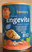 Amount of sugar in Engevita Nutritional Yeast Flakes with B12