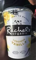 Amount of sugar in Rachel's organic luscious vanilla