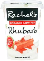 Amount of sugar in Rachel's Organic Rhubarb bio-live yogurt