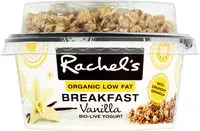 Amount of sugar in Rachel's Organic Low Fat Breakfast Vanilla Yogurt