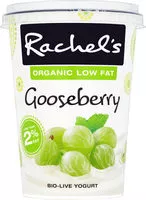 Amount of sugar in Rachel's Organic Low Fat Gooseberry Yogurt