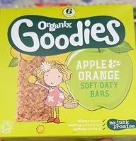 Amount of sugar in Organix 12 Month Apple and Orange Fruit and Cereal Bar 6X30G