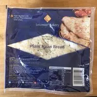Amount of sugar in Plain naan bread