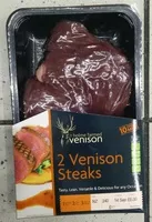 Amount of sugar in 2 Venison Steaks