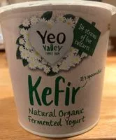 Sugar and nutrients in Yeo valley organic