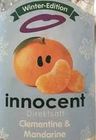 Amount of sugar in Innocent, Clementine & Mandarine