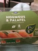 Amount of sugar in Houmous & falafel on a wheat flatbread