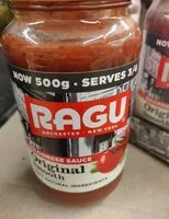 Sugar and nutrients in Ragu