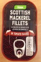 Amount of sugar in Scottish Mackerel Fillets in Brine