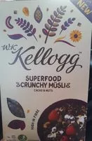 Amount of sugar in W.K Kellogg Superfood Crunchy Müsli Cacao & Nuts