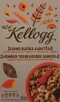 Amount of sugar in W.k Kellogg muesli croustillant abricot et graines de courge