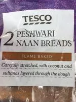 Amount of sugar in Peshwari Naan Breads