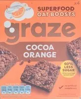 Amount of sugar in Cocoa Orange Oat Boosts